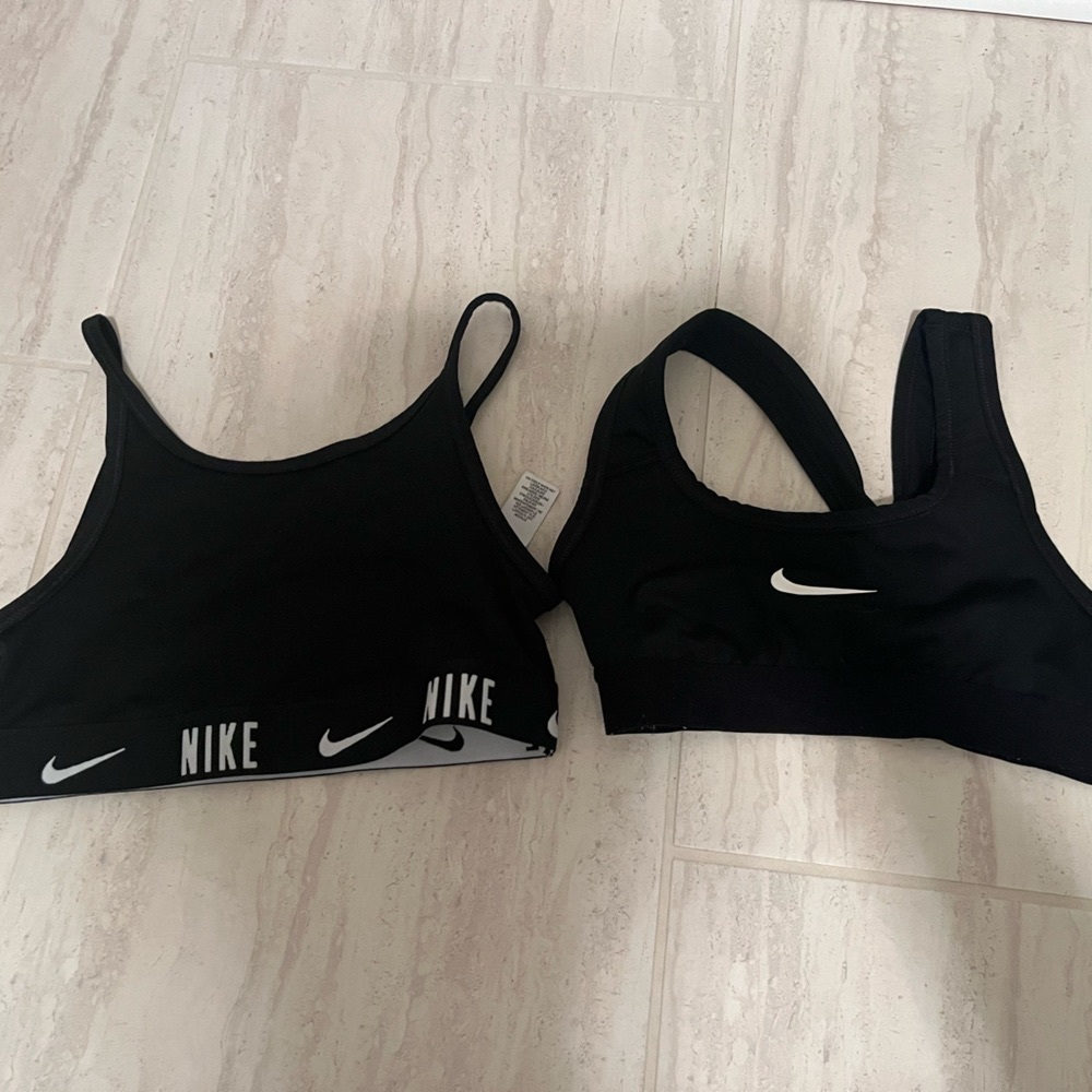 Youth XS Nike sports bras set of 2